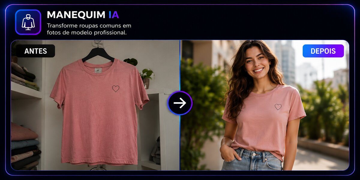 Antes e depois — Manequim
