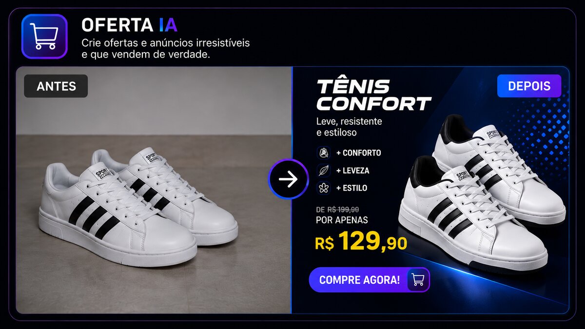 Antes e depois — Oferta